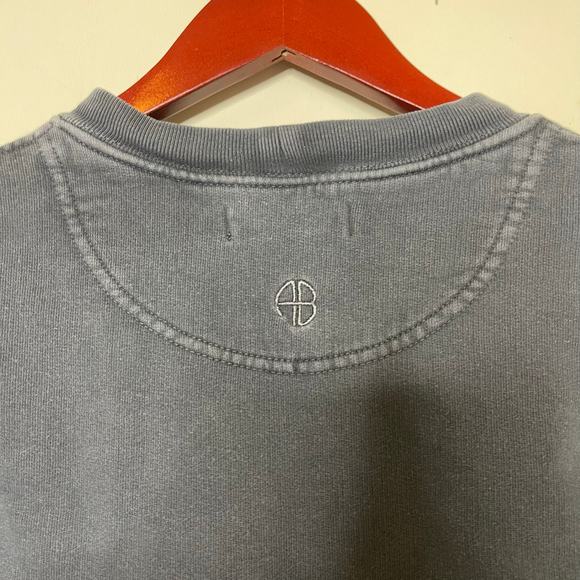 Anine Bing City Love Sweatshirt in grey sz XS - Picture 4 of 8